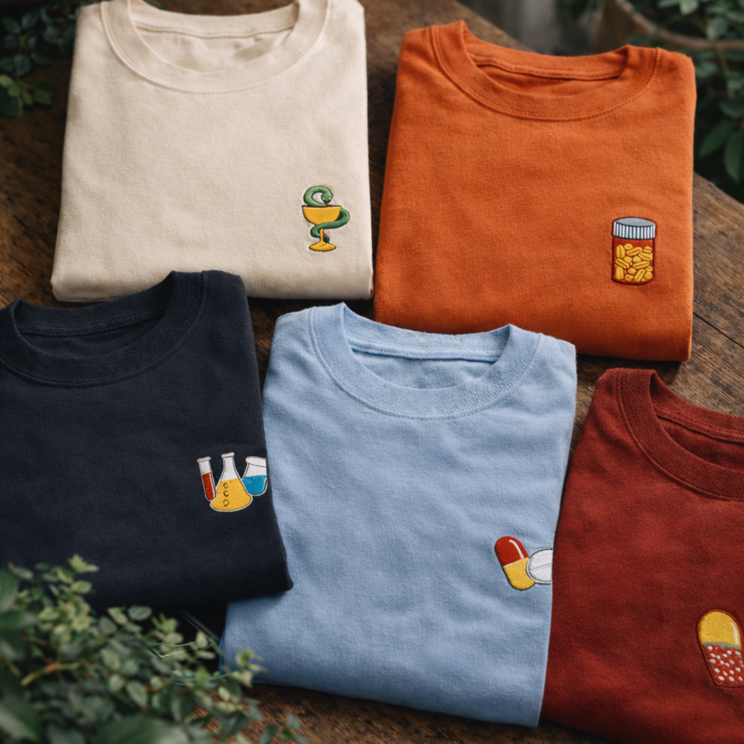 T-shirts brodés