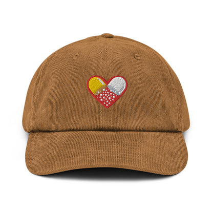 Casquette Côtelée Heart