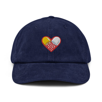 Casquette Côtelée Heart